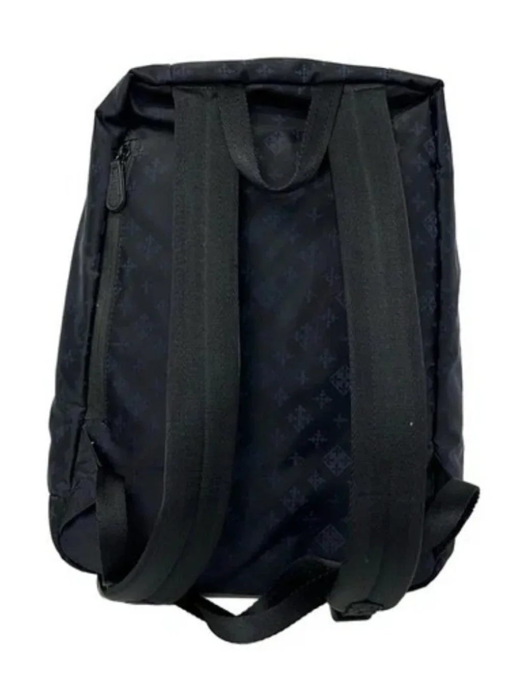 russet Black Navy Nylon Jacquard Backpack